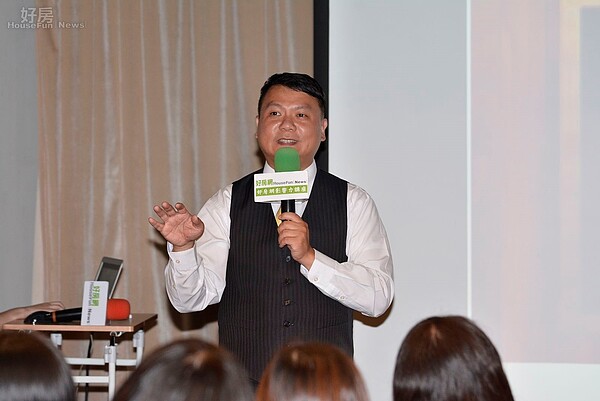 2015年10月份好房影響力講座,永慶資深經理陳俊宏指導聽眾如何買房。(好房網News記者 陳韋帆/攝影)