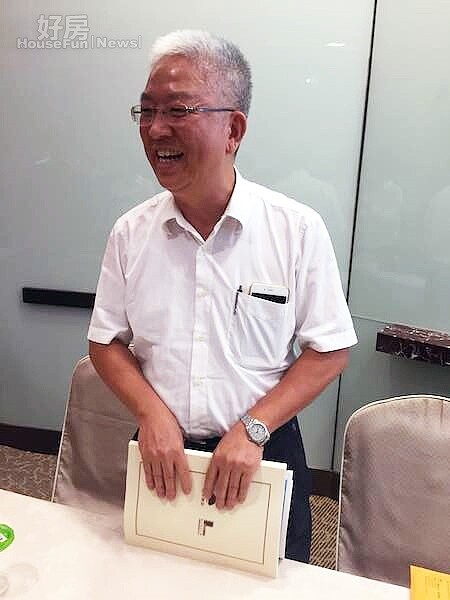 張金鶚回鍋國泰房地產指數研究。(好房網News記者蔡佩蓉攝影)