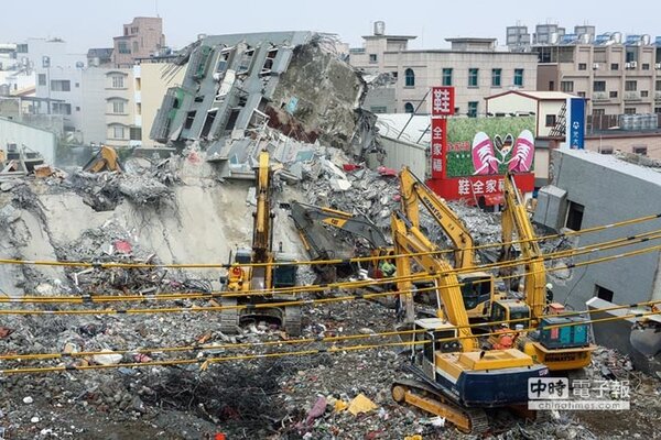美濃強震帶走116條人命，喚醒台灣重新省思「居住安全」的迫切性。（本報系資料照）
