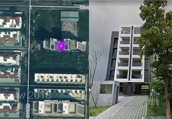 電梯公寓。圖／翻攝自內政部實價登錄網、GoogleMap