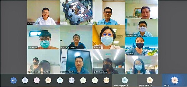 高雄軟體科技園區二期15日舉辦線上招商說明會,廠商熱絡參與。(高巿府經發局提供/曹明正高雄傳真)