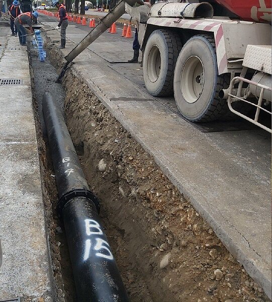 台中市攜手台水啟動自來水管線「防漏計畫」汰換老舊管線。圖/台中市建設局提供