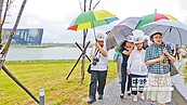 故宮南院趕工　立委視察遭雨襲