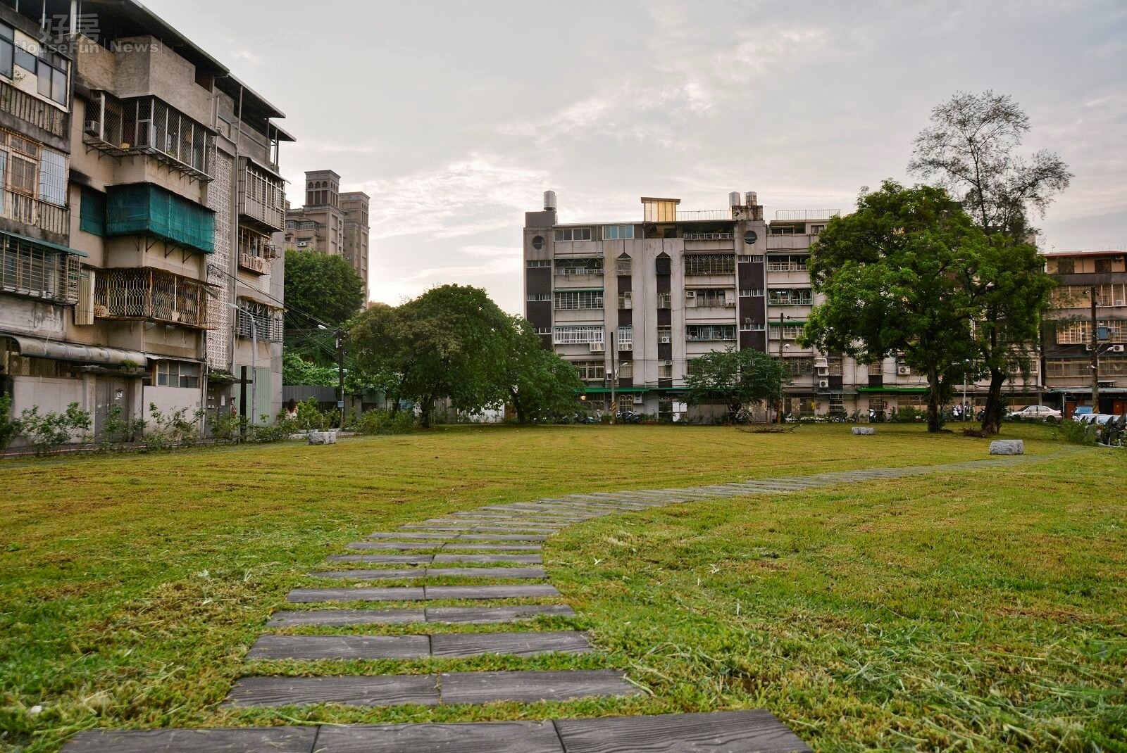 新店區閒置民眾土地，新北市府代管增加民眾綠地休閒空間。（好房網News記者 陳韋帆／攝影）