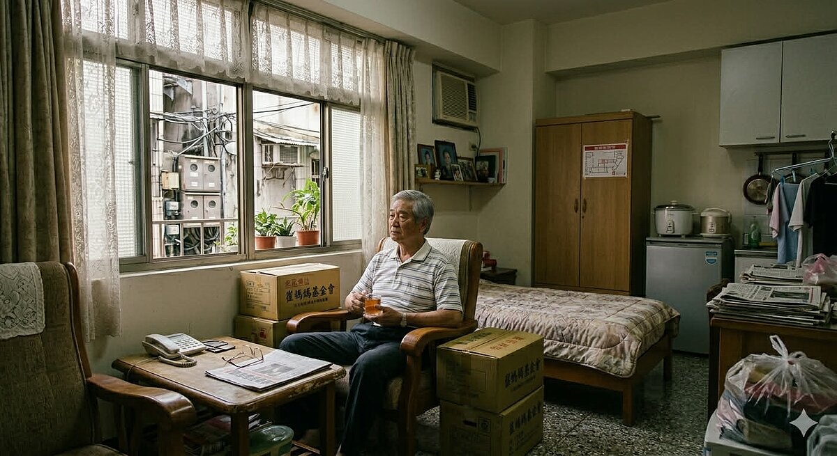 崔媽媽基金會針對社宅包租代管業者的調查，全台竟僅有7％的房東願意無條件出租給65歲以上的長者。圖／AI生成