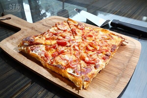 8.「伴山農莊」現點現做的Pizza,大人小孩都喜歡。