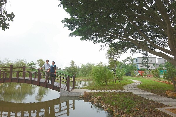 珍愛公園經由社區民眾多年打造，形成現今風貌，不僅是社區休憩場所，也成觀光秘境。 記者莊旻靜／攝影