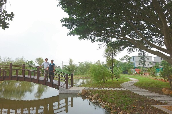 珍愛公園經由社區民眾多年打造，形成現今風貌，不僅是社區休憩場所，也成觀光秘境。 記者莊旻靜／攝影
