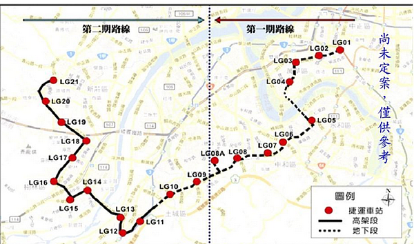 台北捷運萬大線加持,樹林區被視為未來房市熱區。(圖片來源:翻攝自台北市政府捷運工程局網頁)
