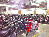 市政大樓機車位　假日免費停