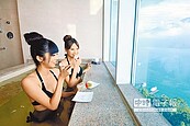 日月行館美人湯　泡溫泉賞湖景