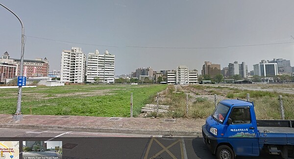 高雄地政局標售美術東四路一筆土地,以流標收場 (翻攝GOOGLE MAP)