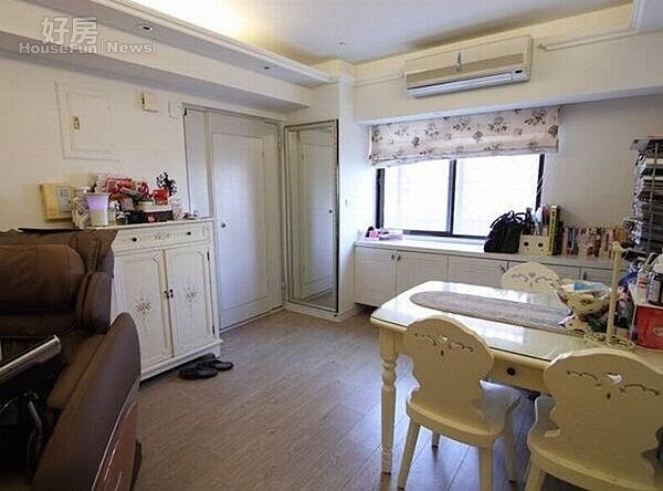 2.永和住家採用白色維多利亞風及美式鄉村風格。