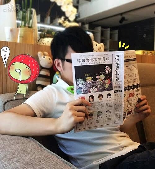 1.插畫家「毛毛蟲」鄭明輝,筆下包括毛毛蟲、邪惡兔、shit熊等角色皆充滿個性,受到廣大粉絲喜愛。