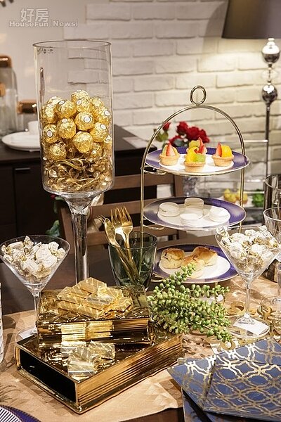 用花器盛裝食物能提升奢華感。(業者提供)