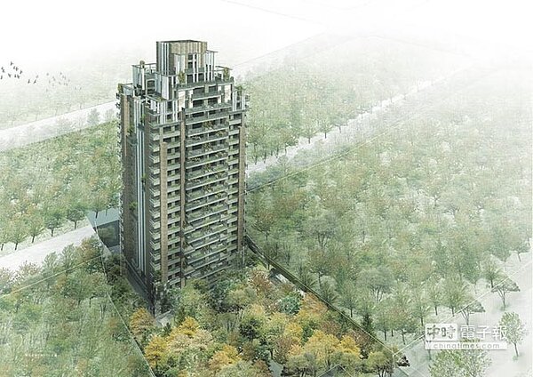 過去以生機豪墅聞名的陸府建設,在單元二推出生機大樓新案「植森」,從售服、綠海到綠能規畫都有縝密的計畫,良好口碑吸引頂級客戶青睞。(圖/業者提供)