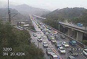 南下塞爆　國道變停車場　塞出一肚子火