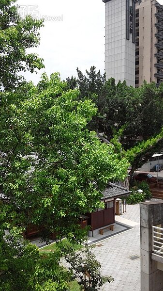 14.紀州庵旁高樓聳立,房價已不可同日而語。