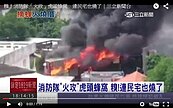 火攻蜂窩　消防員燒毀民宅