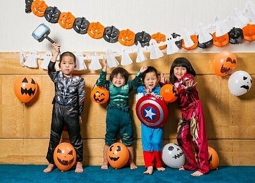 台北國賓明園西餐廳舉辦「Superhero萬聖節派對」。(圖/台北國賓提供)