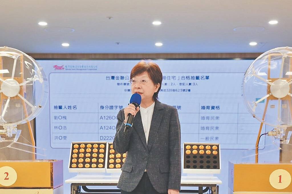 台灣金聯董事長宮文萍表示，在房市盤整之際，仍促成573人登記申購，顯示平價宅具備民眾高度信任與市場需求。圖／台灣金聯提供