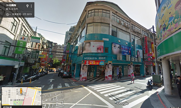 財政建設委員審理市有地續租案時,發現發現南陽街15號上兩筆土地遭高價轉租。(圖/翻攝自Google Map)