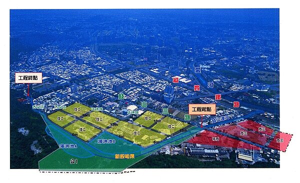 議員蔡金晏昨在議會農林部門質詢為台泥滯洪池案拆遷戶發聲,居民搬遷費問題有解。(圖/翻攝自高雄市水利局)