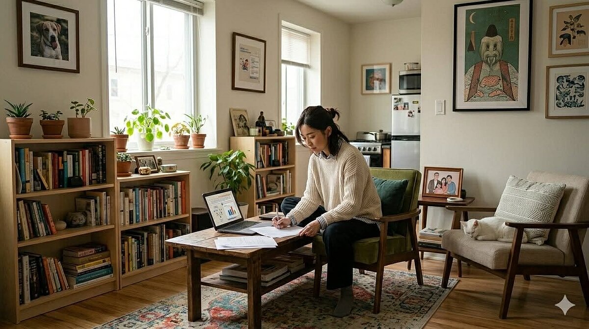 租屋示意圖。圖／AI生成