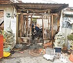 宮廟竄火　後門封住夫婦嗆死