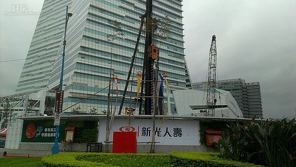 新光人壽插旗南港軟體園區。（好房網News記者賈蓉／攝影）