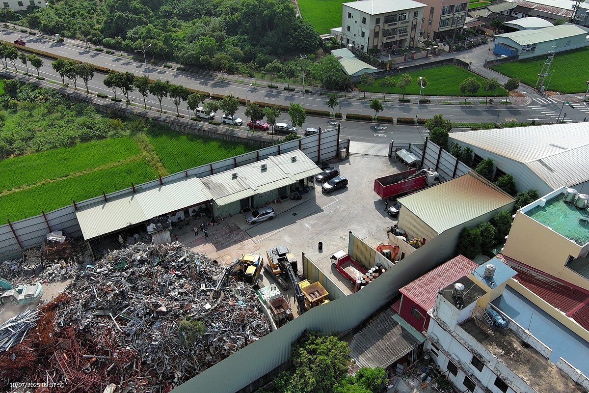 豐原區廠房空拍照。圖／台中市政府提供