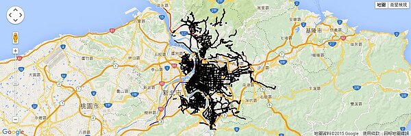 鉛管分布地圖。（翻攝自江明宗 . 政 . 路過粉絲團）