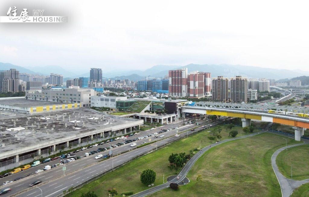 雙北以外重劃區開始出現大樓，代表房價已漲一波。