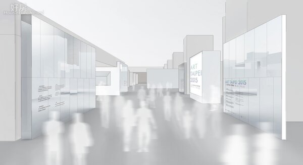 2015台北國際藝術博覽會入口區設計圖(WOOYO．SHOW／提供)。