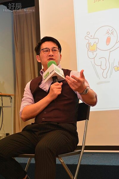 Q&A時間,好房網News總編吳光中、永慶資深經理陳俊宏以及膝關節共同為聽眾解惑。(好房網News記者 陳韋帆/攝影)