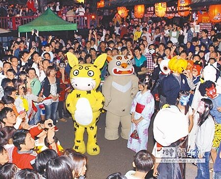 溪頭妖怪村萬聖節,歡迎大家來搗蛋!(廖志晃攝)