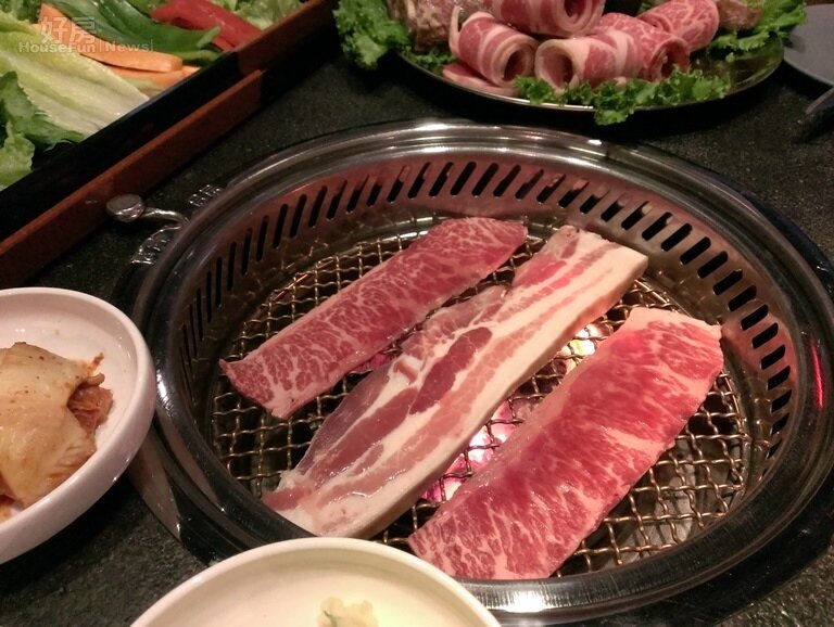 台北東區新開幕的清潭洞韓式燒烤。