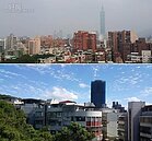 大台北一片灰濛濛...　住這一層品質最好