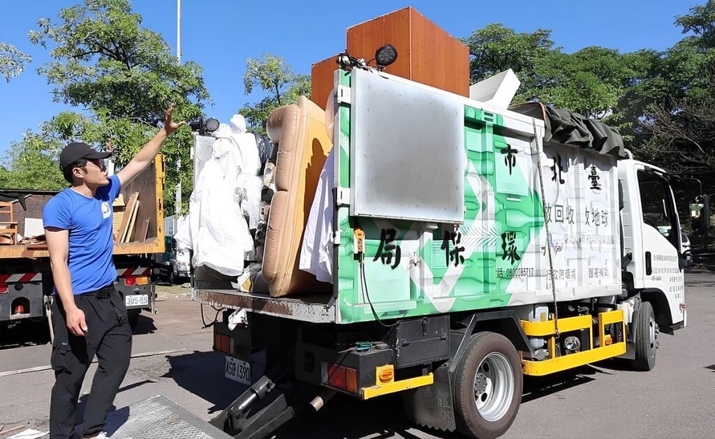 廢棄物清除回收示意圖。圖／台北市環保局