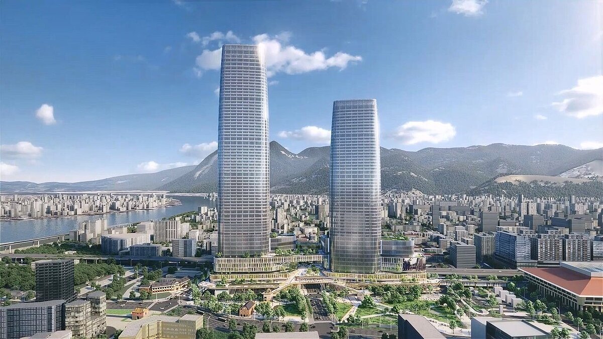 台北雙星模擬圖。圖／台北捷運工程局提供

