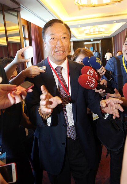 鴻海董事長郭台銘。 聯合報資料照片