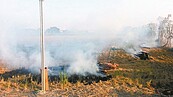 空汙嚴重　雲林焚燒稻草得吃罰單