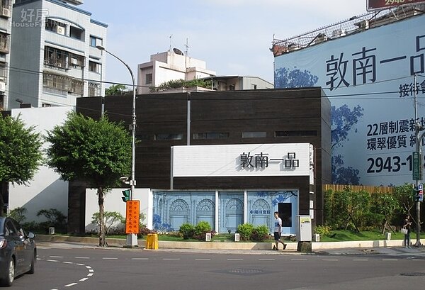 位於新北市永和區的預售案敦南一品(張盛賓攝)