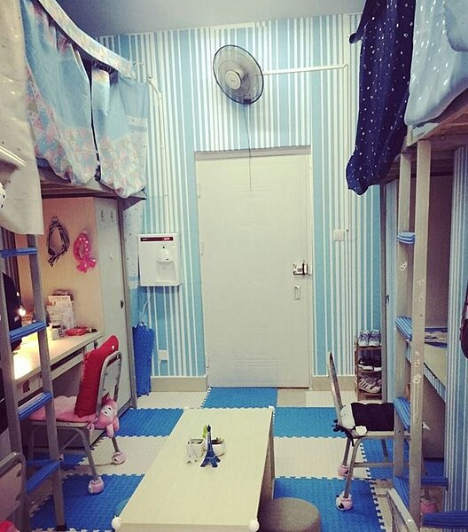 四川大學女生宿舍。（截自四川新聞網）