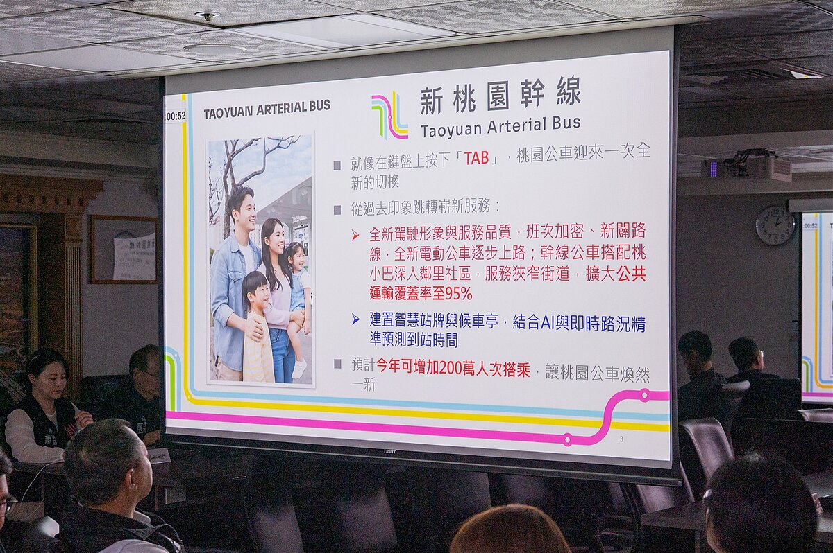 新桃園幹線公車升級啟動。圖／桃園市政府提供