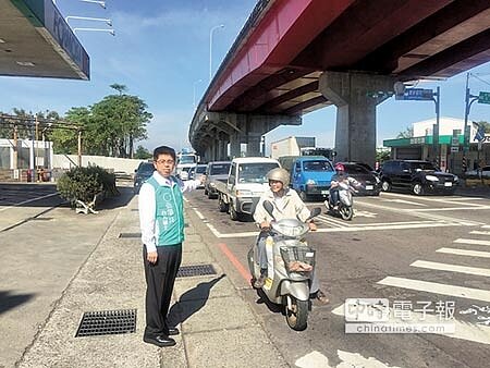 張肇良爭66高架直通龍潭(蔡依珍攝)