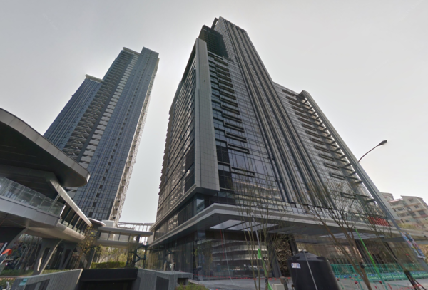 大直宜華國際躍升全台第二貴豪宅。（翻攝自Google Map）