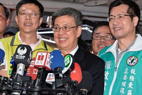 副總統參選人陳建仁視察板橋區農會規劃。(好房網News記者 陳韋帆/攝影)