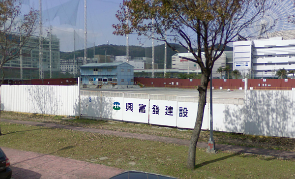 興富發工地示意圖。(翻攝自Google Map)