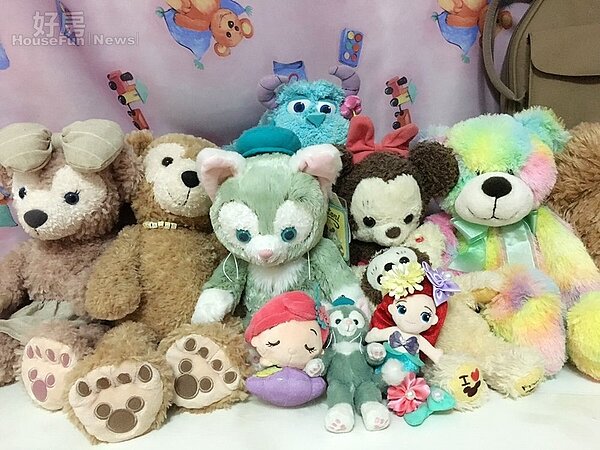 5.在所有迪士尼角色中,荳荳最愛收集的是達菲熊,有時還會請國外朋友幫忙買季節或節慶限定版。